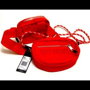 NWT BEYONCE Ivy Park x Adidas Belt Bag Red